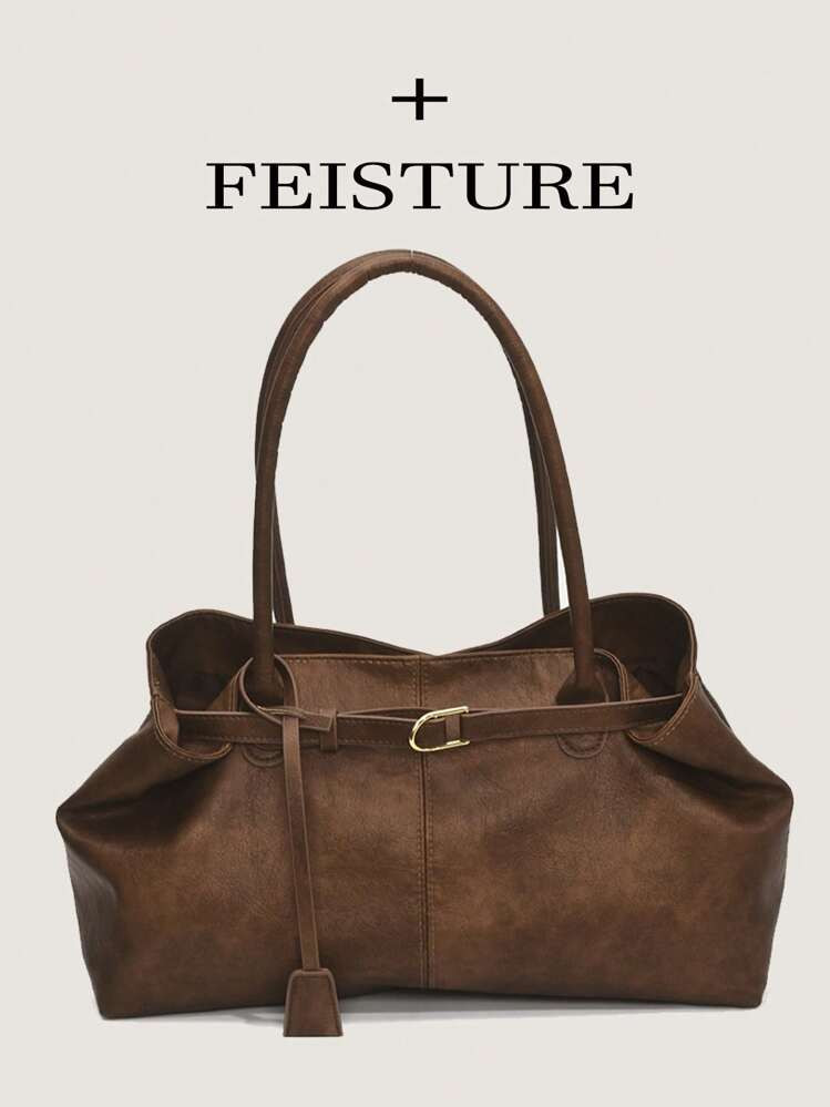 1 Stück Große Kapazität Damen Schultertasche Mit Magnetverschluss, Geeignet Für Tägliche Ausflüge, Dates, Pendeln | SHEIN