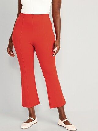 Extra High-Waisted Stevie Crop Kick Flare Pants for Women | Old Navy (US)
