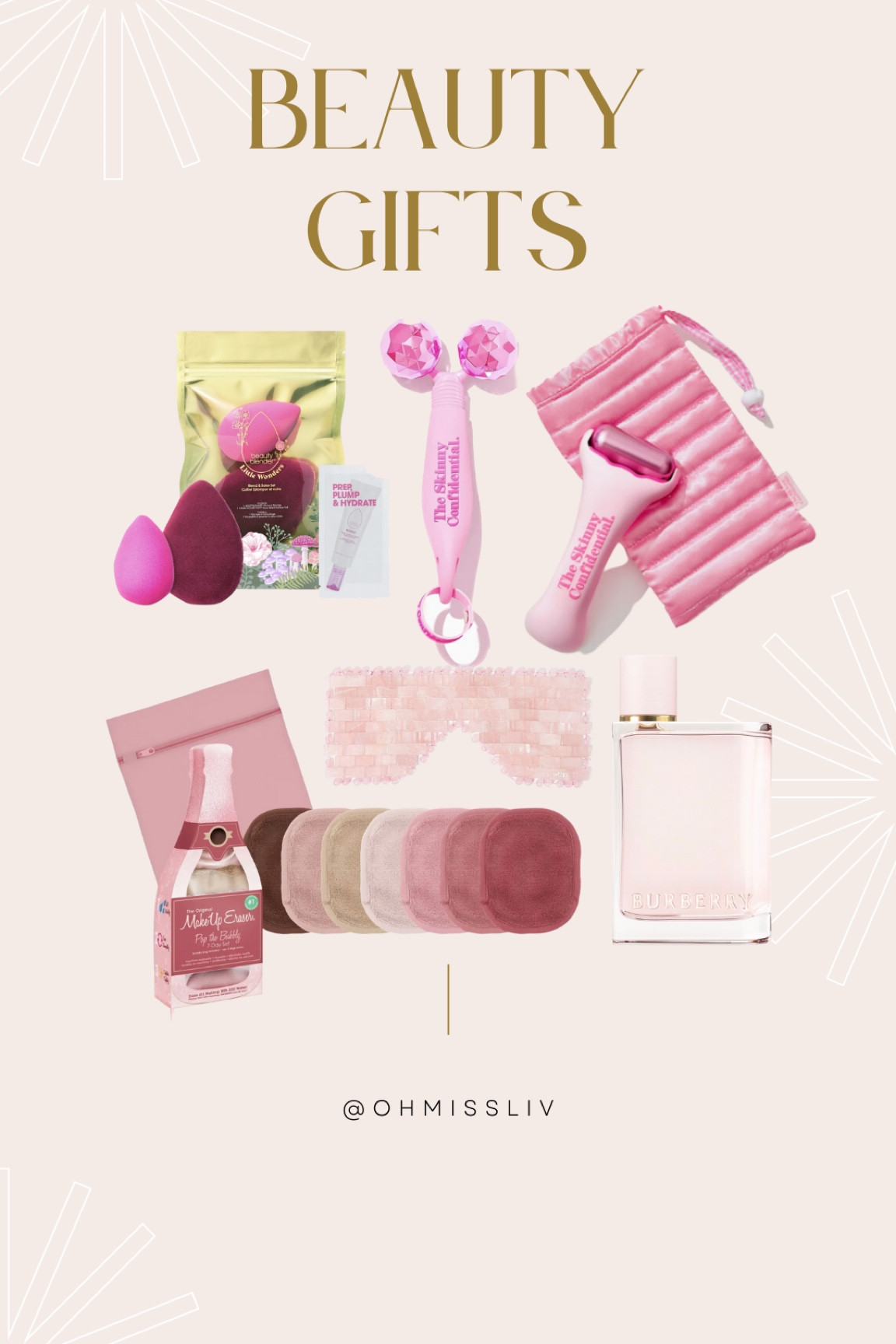 Beauty Gifts & Stocking Stuffers for Her for Women for Girls Tweens & Teens Under $100 Under $50 Under $20 Gift Guide for Beauty Lovers, Gift Guides for Girly Girls Pink Lovers Gifts for Mom, Aunts, Cousins, SIL, MIL, Sisters 

Beauty Blender Gift Set The Skinny Confidential Pink Balls Face Massager TSC Ice Roller & Sleeping Bag Gift Set Rose Quartz Eye Mask Makeup
Eraser Gift Set Beauty Burberry Her Perfume Eau de Parfum Elixir

#LTKHoliday #LTKGiftGuide #LTKfindsunder100