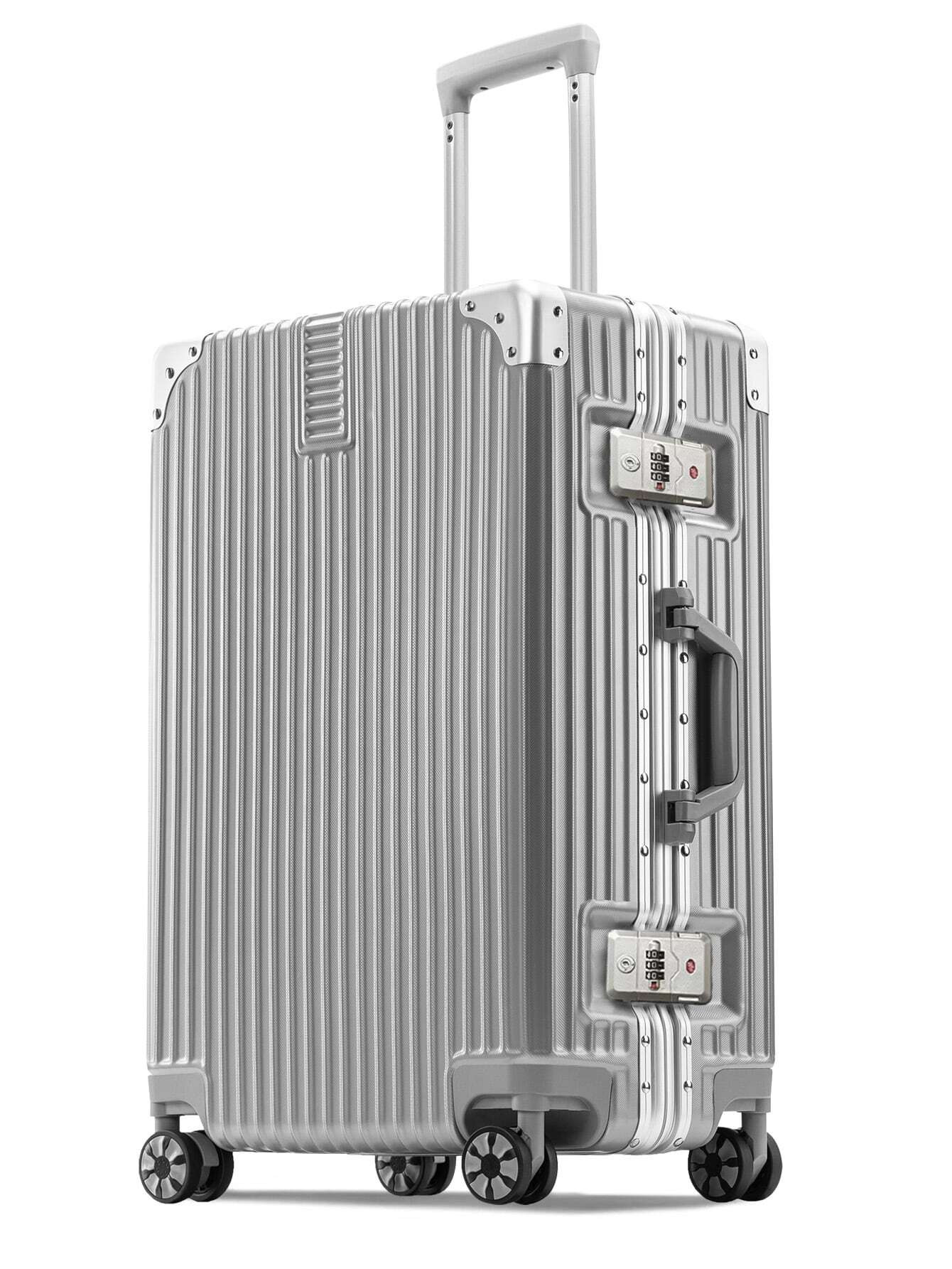 20/22/24/26/29 Inch Luggage, Large Capacity Travel Box, Rotary Universal Wheel Trolley Box, Buckl... | SHEIN