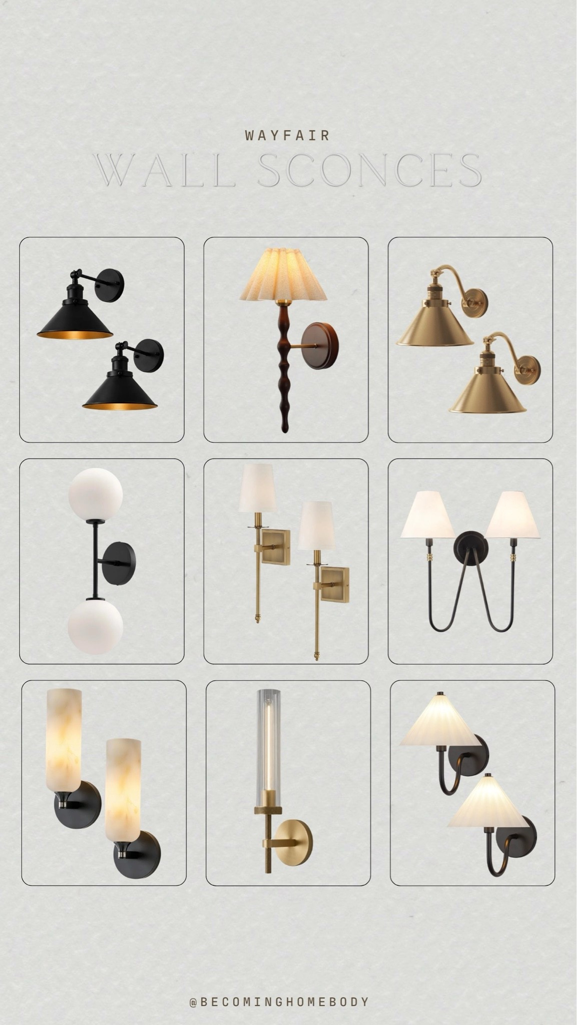 Absolutely beautiful wall sconces from Wayfair 🤎 Modern, moody, neutral, and cozy @Wayfair

#LTKHome