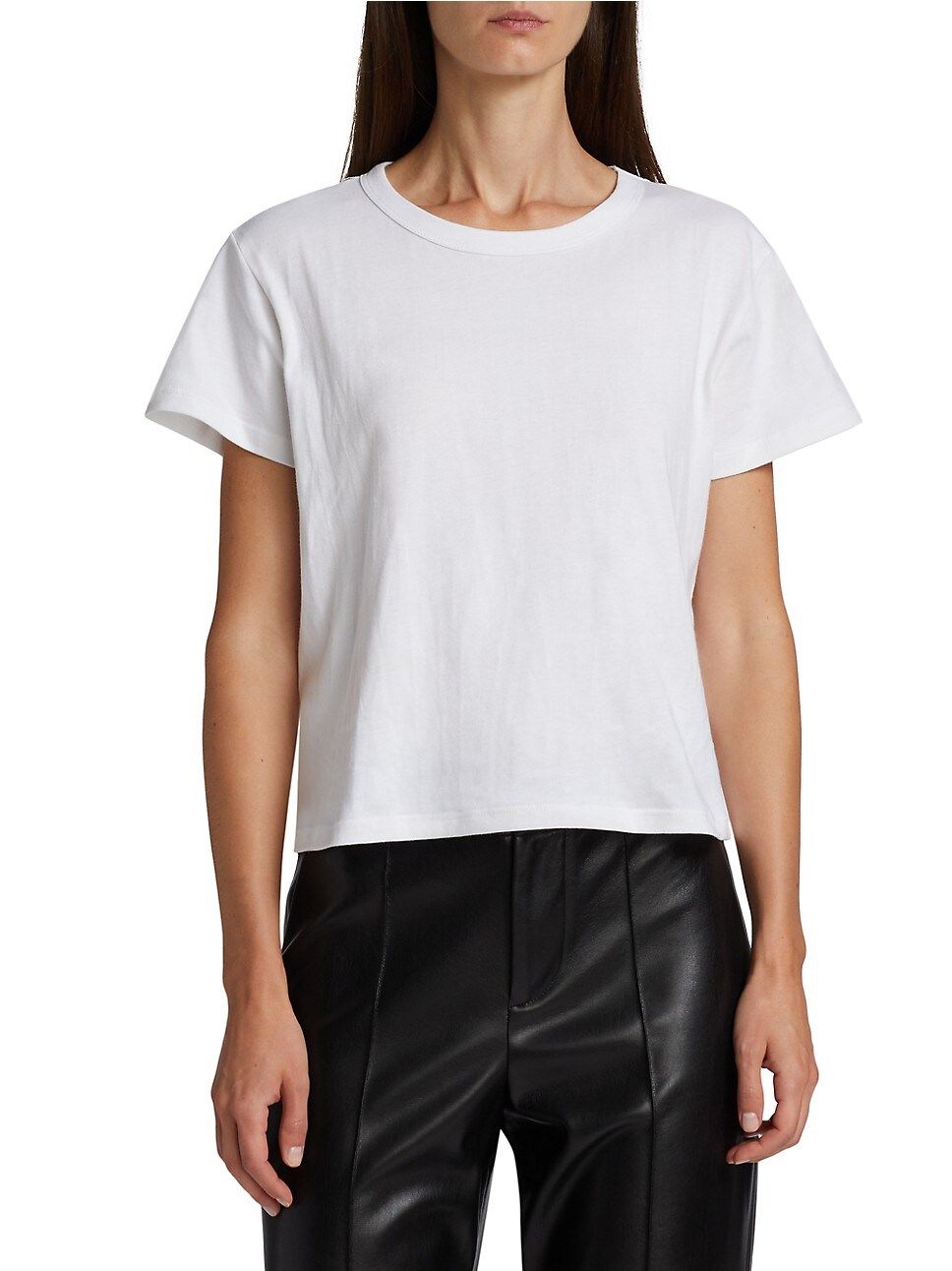 Margo Cotton Cropped T-Shirt | Saks Fifth Avenue