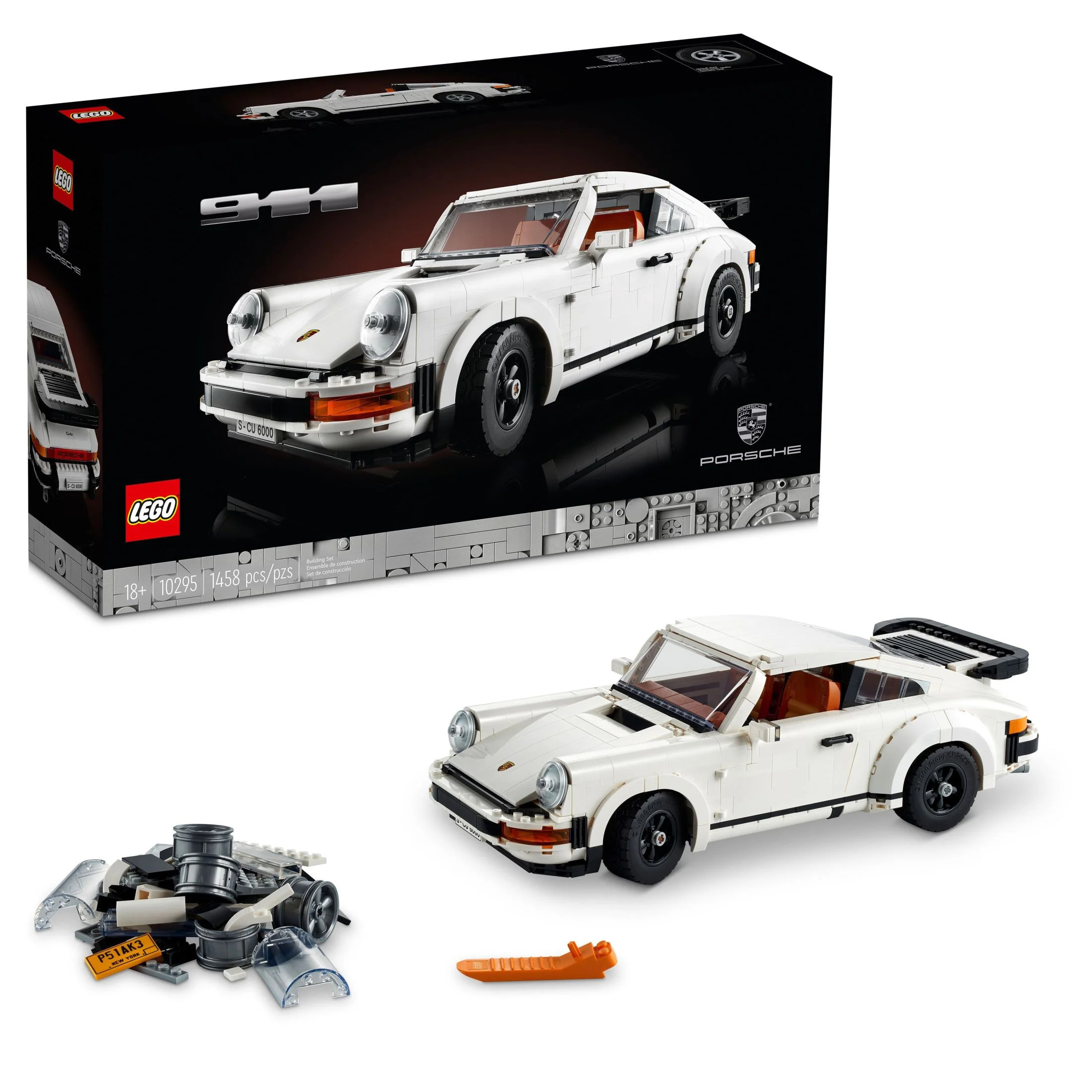 LEGO Icons Porsche 911 10295, Collectible Turbo Targa Model Car Building Kit, 2in1 Porsche Race C... | Walmart (US)