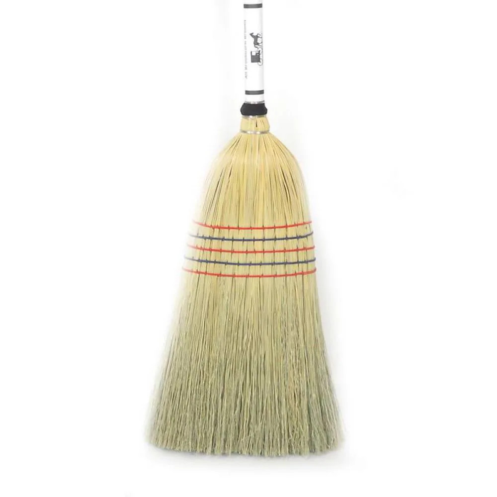 Lehman's Stoltzfus Brooms and Carpets Amish-Made Barn Broom - Large Authentic Corn Straw Broom with Hardwood Handle - Natural - 57 inches | 011333 | Lowe's