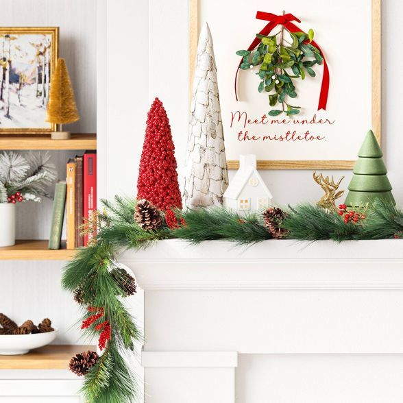 Pine and Red Berry Garland - Threshold™ | Target