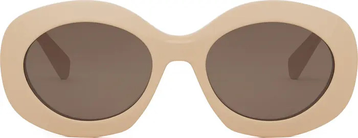 Triomphe 54mm Round Sunglasses | Nordstrom