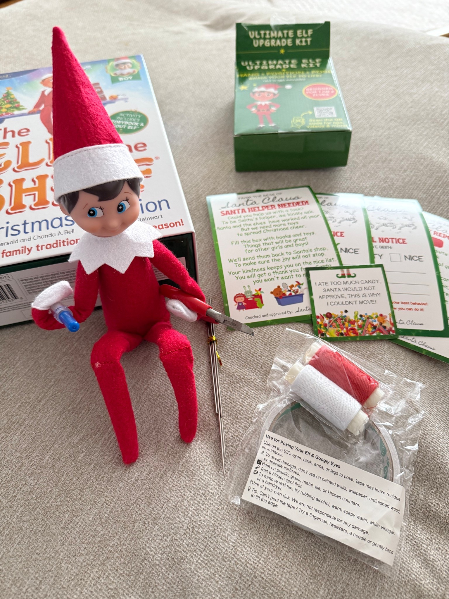 The perfect little kit to bring your elf to life! I’ve used this now on all 3 of my elves! #elf #elfontheshelf #movableelf 

#LTKCyberWeek #LTKSeasonal #LTKHoliday