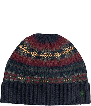 Polo Ralph Lauren Fairisle Beanie - Navy Multi | Dillard's