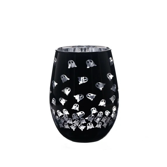Way to Celebrate Two Tone Stemless Wine Glass Ghost | Walmart (US)