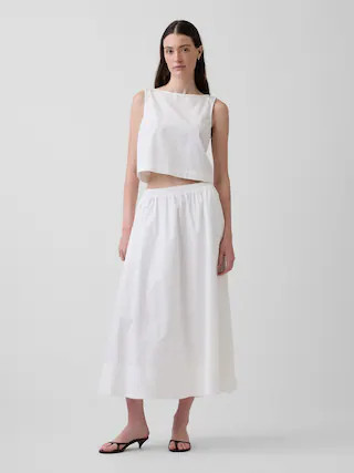 Poplin Maxi Skirt | Gap (US)