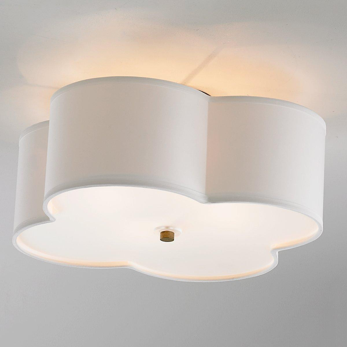 Scalloped Shade Semi-Flush Ceiling Light - 2 Light | Shades of Light