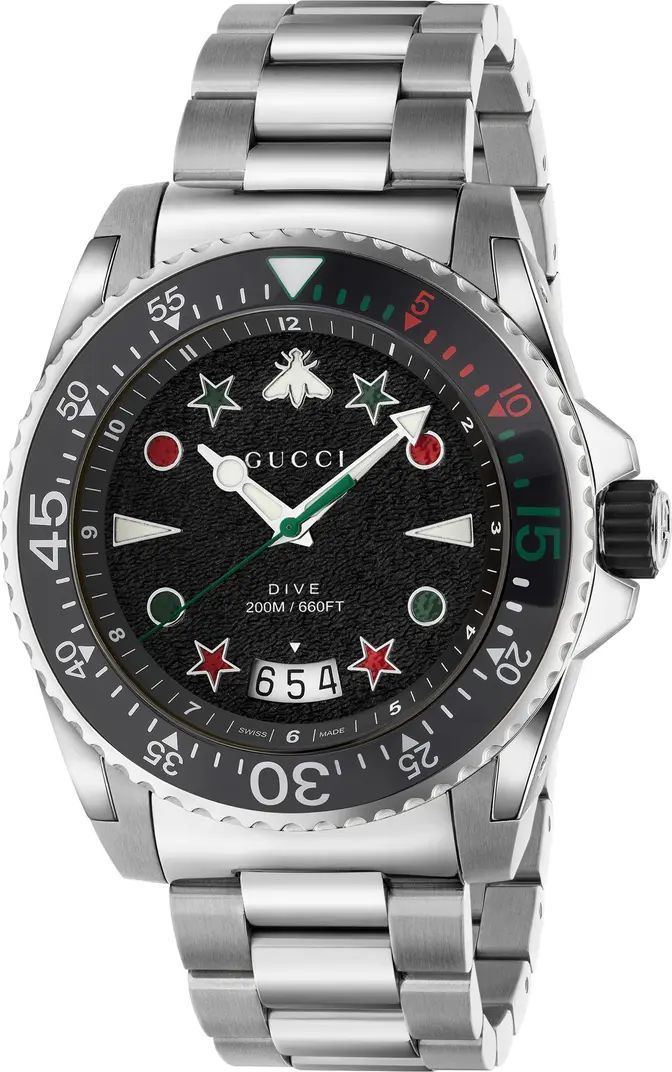 Gucci Men's Dive Bracelet Watch, 55mm x 50mm | Nordstrom | Nordstrom