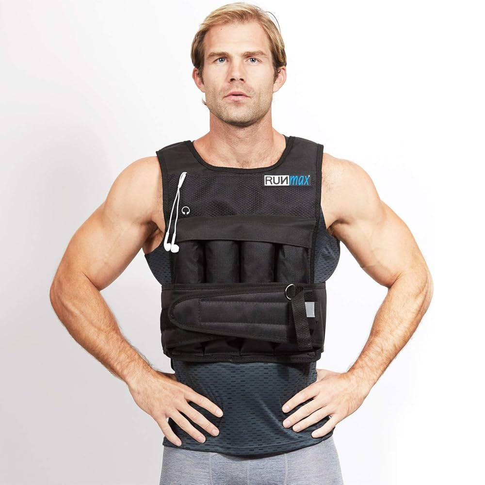RUNFast 12lbs-140lbs Weighted Vest (Without Shoulder Pads, 12lbs) | Amazon (US)