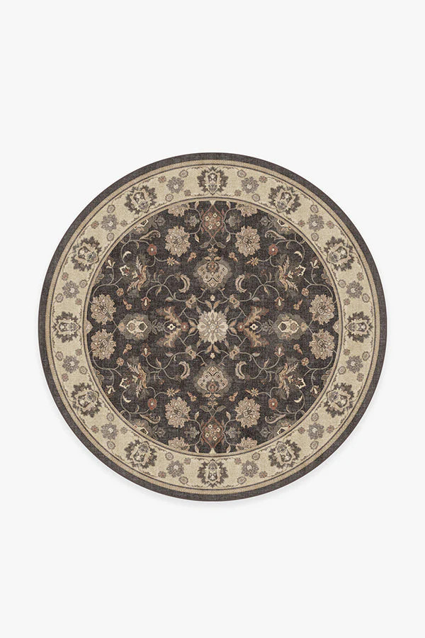 Odette Dark Wood Rug | Ruggable
