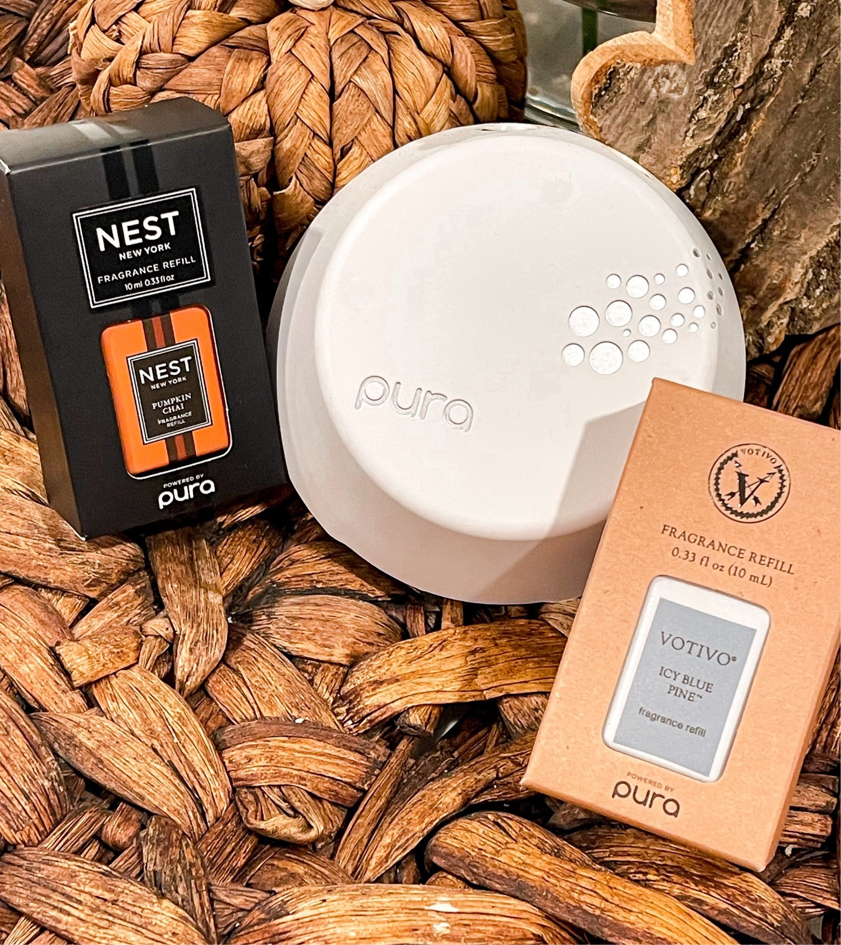 🚨30% off Sitewide🚨
Transitioned our pura scents from our fav fall pumpkin chai to Christmas scents today. We have been loving this icy blue pine. 

Pura • Home Fragrance • Smart Diffuser • Holiday Scents 

#pura #fragrance #homefragrance #smartdiffuser #holidayscents #stockingstuffer

#LTKsalealert #LTKSeasonal #LTKhome