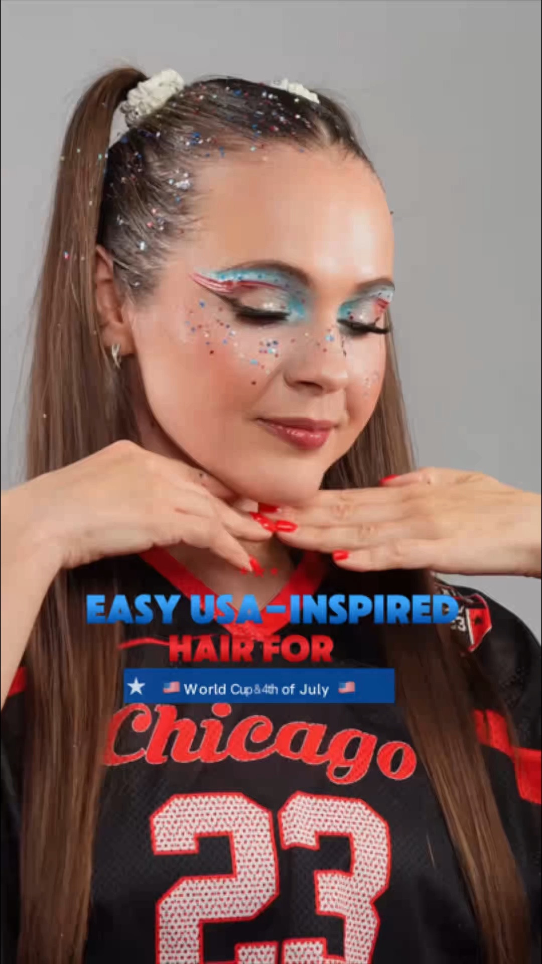 Easy USA-inspired hair for World Cup & 4th of July 🇺🇸 #hairinspo #4thofjulyhairstyle #worldcup #fifa

#LTKbeauty