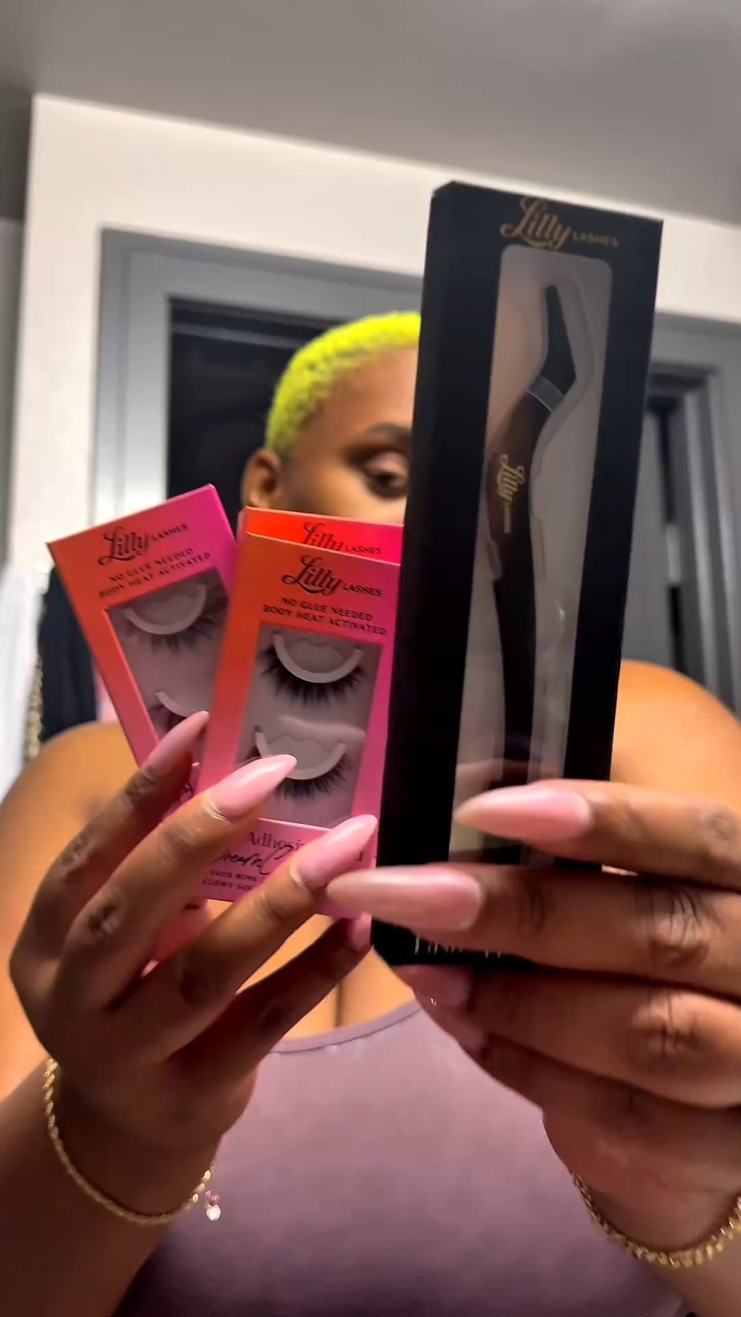 Lilly lashes 3 pack self adhesive lashes

Makeup, lashes, reusable lashes, makeup products

#LTKBeauty