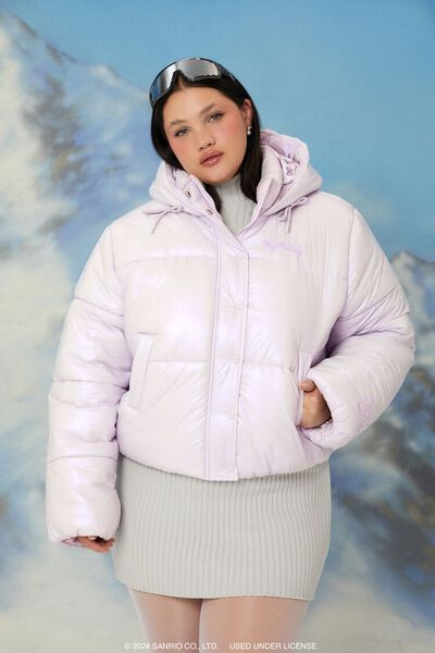 Plus Size My Melody Puffer Jacket | Forever 21