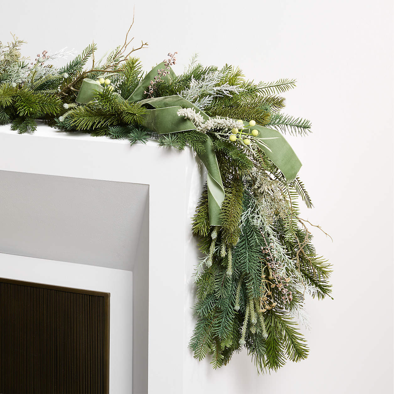 Faux Kew Garden Garland 6' by Abigail Ahern + Reviews | Crate & Barrel | Crate & Barrel
