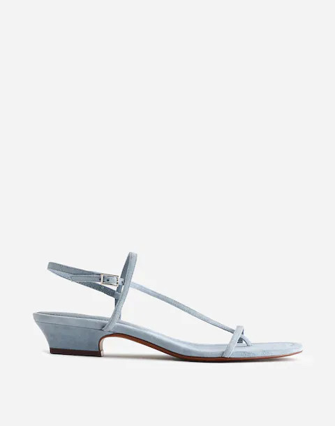 The Maycie Asymmetric T-Strap Sandal | Madewell | Madewell