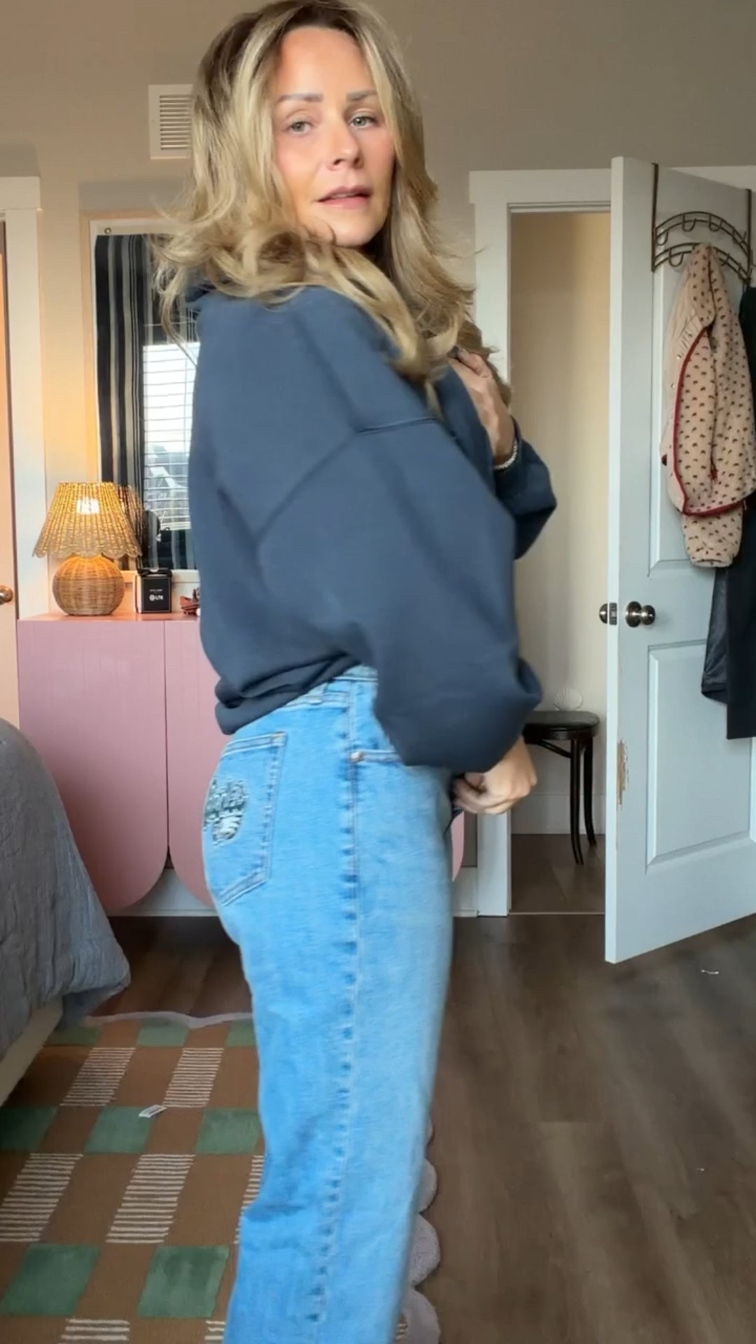 Abercrombie jeans but make them Philly 🦅
The coolest way to rep your team — these **Abercrombie & Fitch jeans with the Philadelphia Eagles emblem are giving effortless, off-duty cool.
High-rise, flattering through the waist, and that perfectly broken-in denim Abercrombie always gets right. Pair with a simple knit or hoodie and let the jeans do the talking.

✨ true to size
✨ great length options
✨ sporty but still elevated

Linked here 👇

abercrombie jeans, women’s denim, philly jeans, trendy outfit, women’s fashion, petite friendly 

#LTKSeasonal #LTKootd