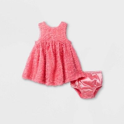 Baby Girls' Elevated Dress - Cat & Jack™ Pink | Target