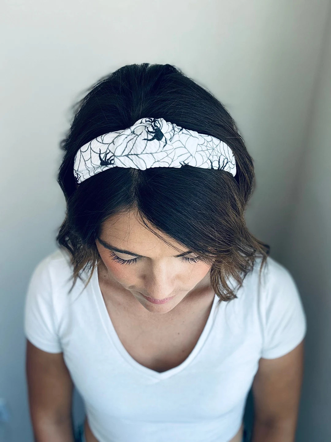 Halloween Knotted Headbands Spider Headbands Spider Web Hard - Etsy | Etsy (US)