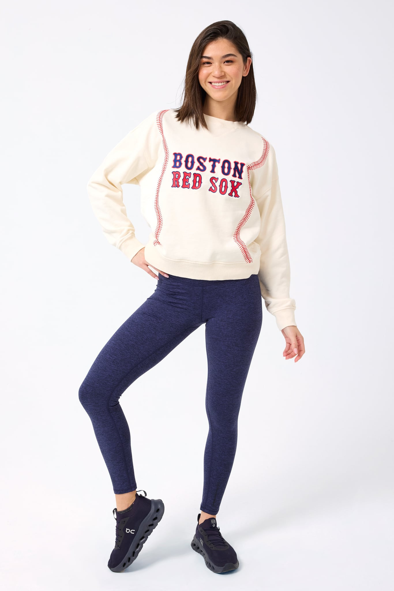 Red Sox Crew with Baseball Stitch | Terez