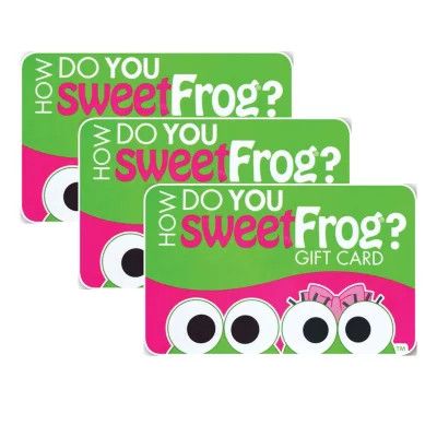 SweetFrog Premium Frozen Yogurt Shop $30 Gift Cards - 3 x $10 | Sam's Club