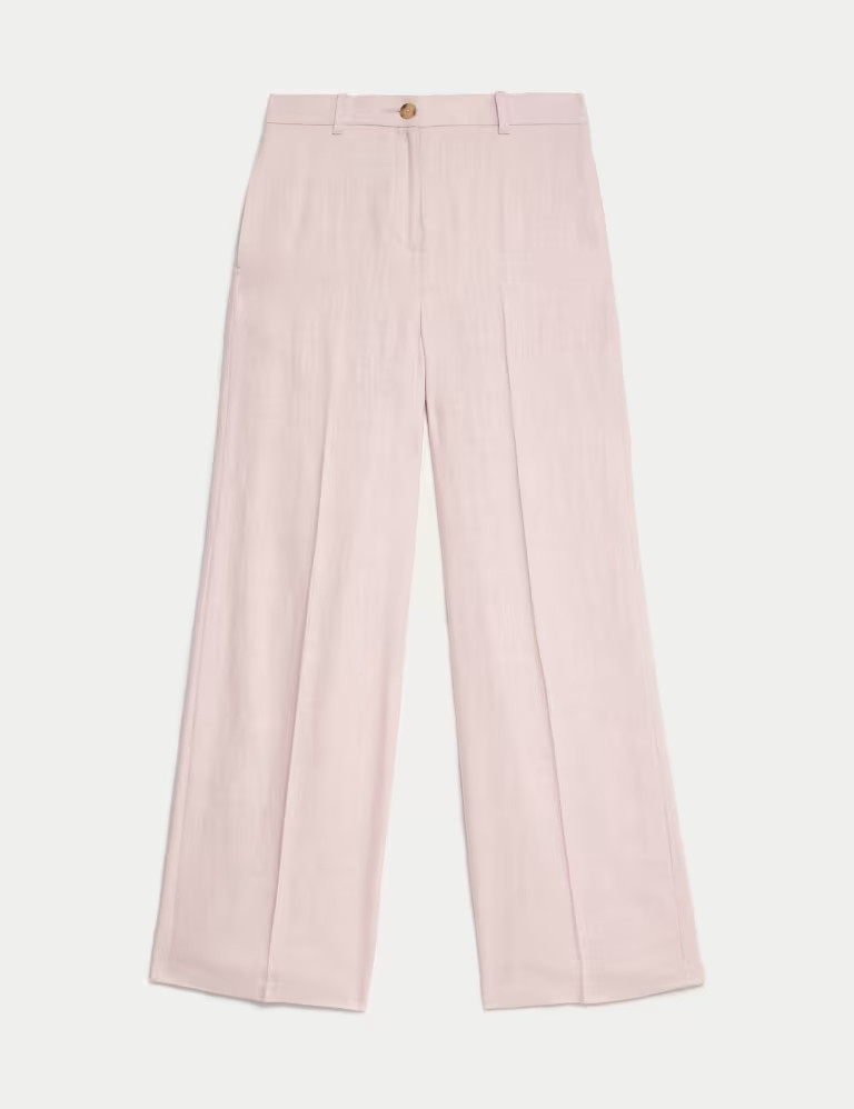 Linen Rich Wide Leg Trousers | Marks & Spencer (UK)
