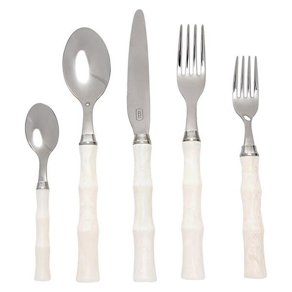 Montecito Ivory Acrylic Flatware Set | Waiting On Martha