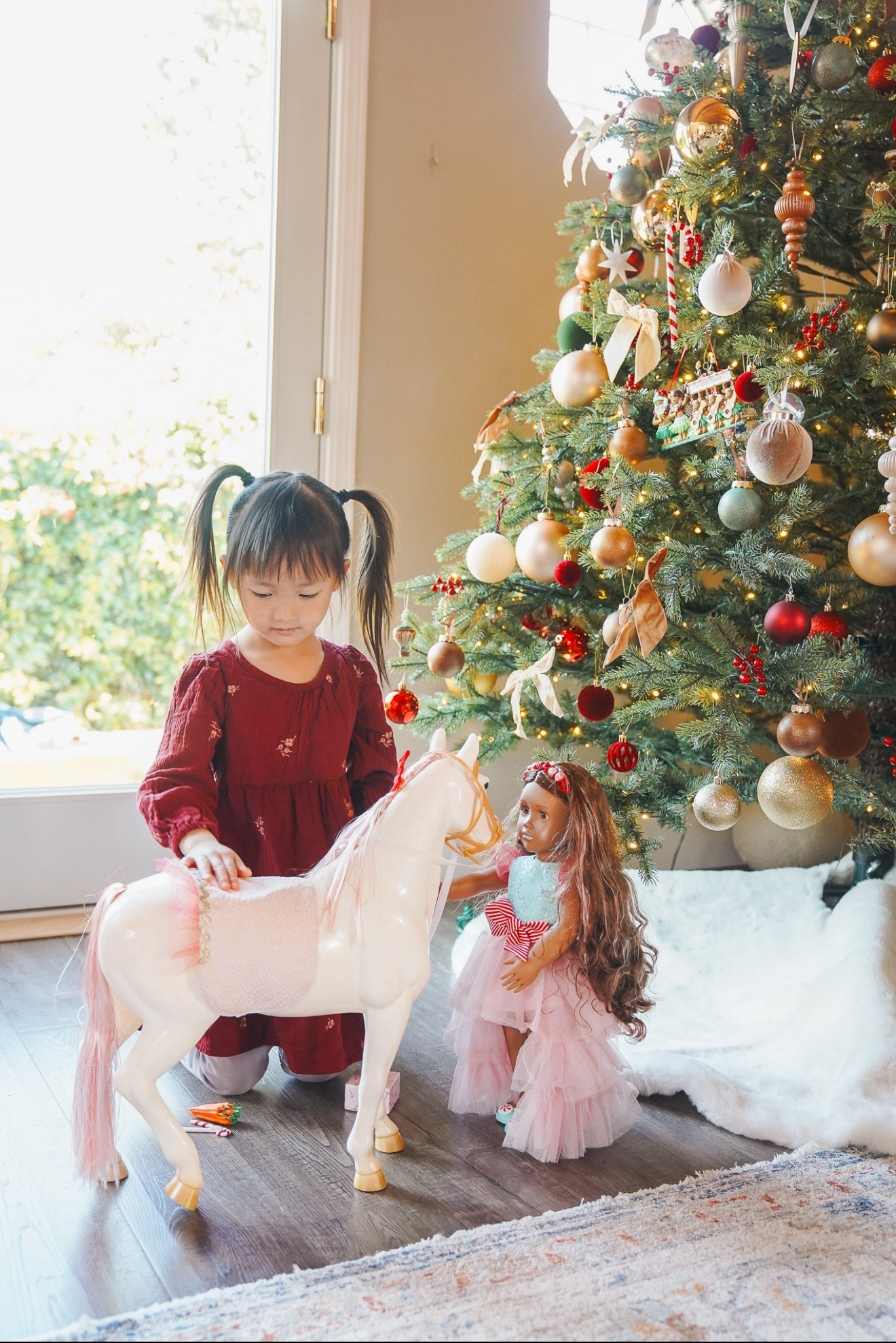 #ad Bringing a little holiday magic to Elliette felt extra special with these limited-edition Our Generation dolls at Target. ✨🎄 The second she opened her eyes… pure happiness. Candie, Hollie, Angelica, the Glisten Holiday Horse, and the Snowball Kitten have already become her new little world.

Everything’s under $35, beautifully detailed, and each doll even comes with its own ornament. Watching her hang them on our tree was the sweetest moment. These dolls are here for the season, so grab them while you can at Target. 🎁❤️

#ad #ogdolls #ourgenerationdolls #ourgeneration #TargetPartner #target @ogdolls @target

#LTKKids #LTKmomlife #LTKHoliday