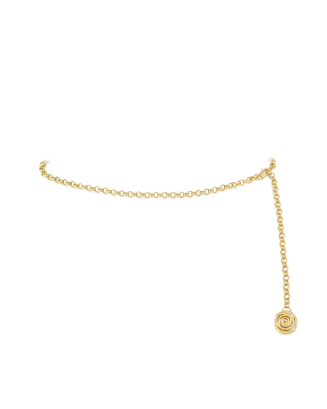 Rosette Coil Chain Belt- Gold | Shop Simon
