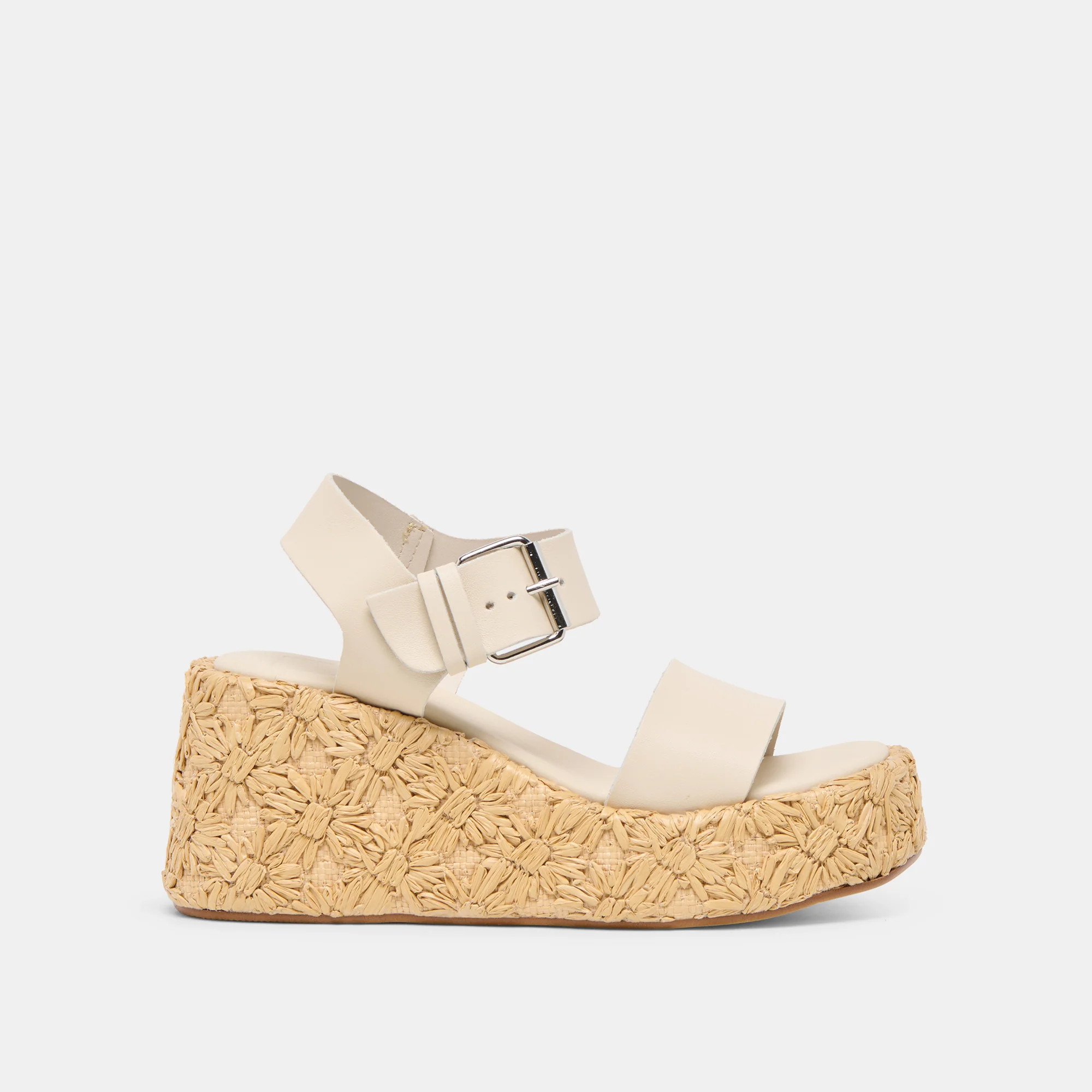 Auri Wedges Bone Leather | DolceVita.com