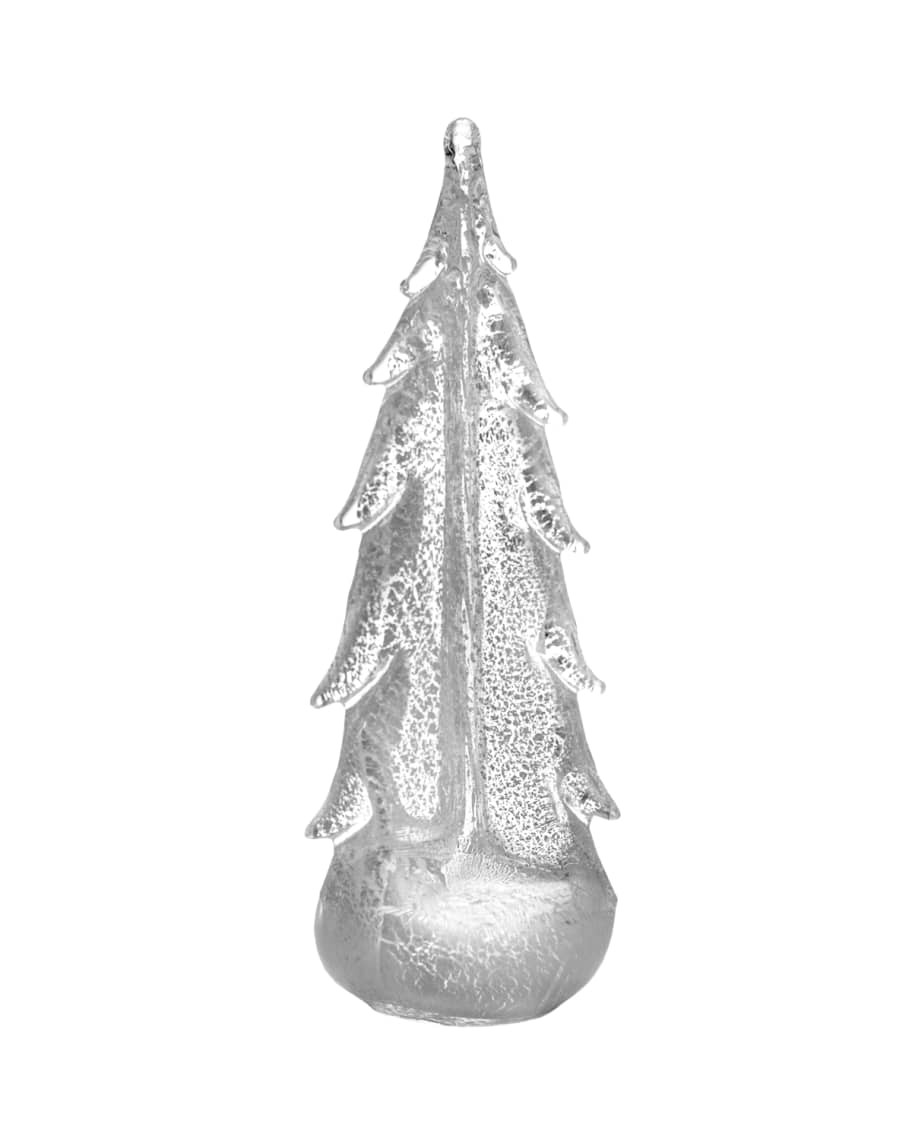 Simon Pearce Sterling Silver-Leaf 10" Evergreen Tree | Neiman Marcus