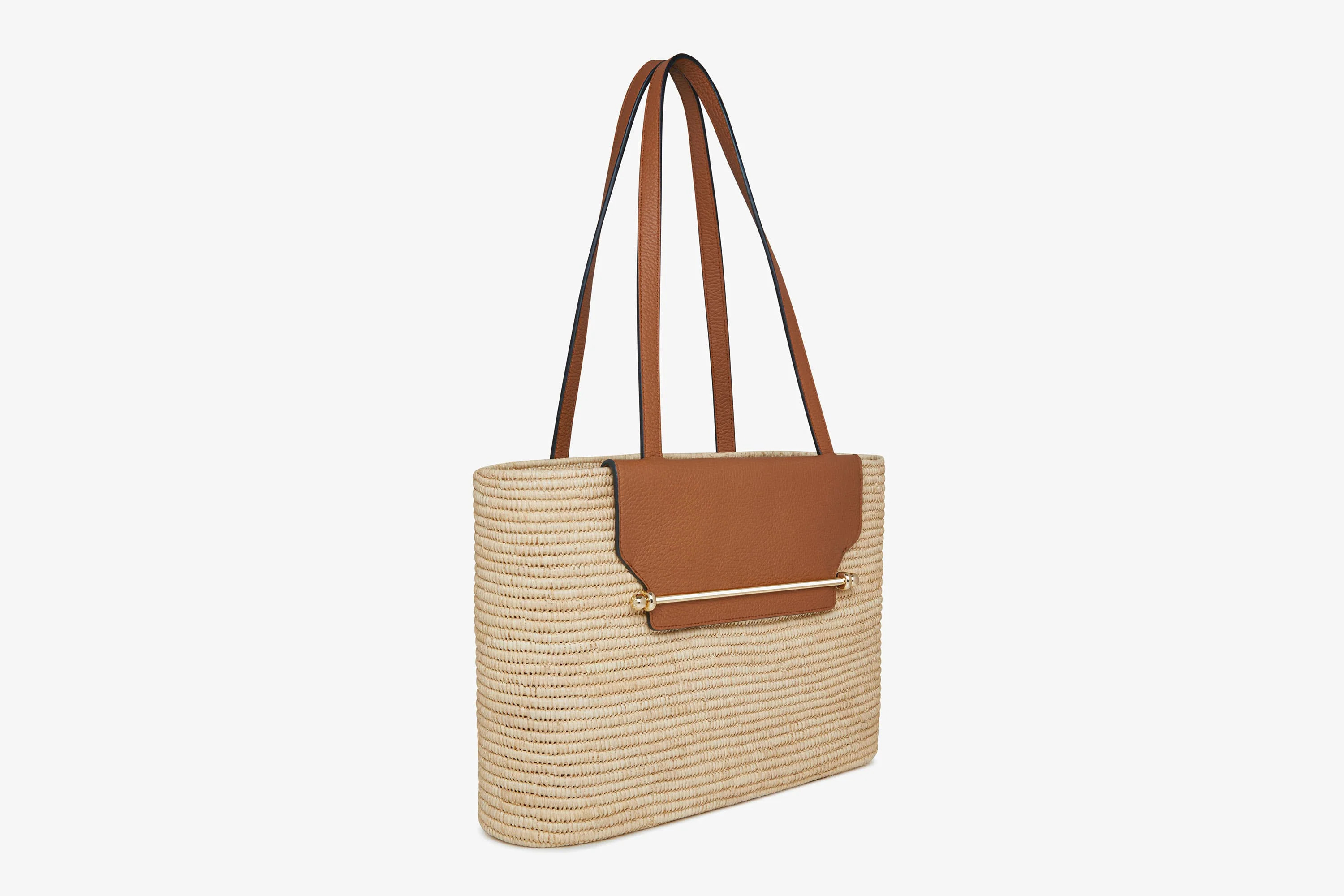 The Strathberry Basket Bag (Medium) - Natural / Tan | Strathberry