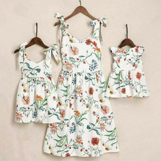 Family Dress Mother and Daughter Matching Girl Daughter Outfits Dresses | Walmart (US)