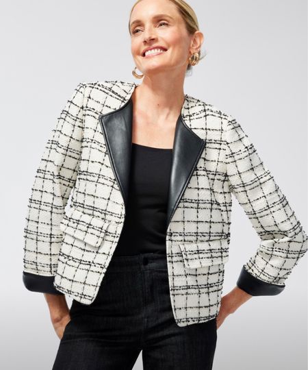 Love this tweed and faux leather jacket! Linking some of my favorite pieces from the Chicos collection. 

Fall fashion office outfits fall jackets 

#LTKworkwear #LTKover40 #LTKmidsize