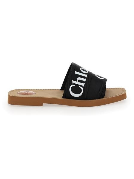 Chloé Woody Flat Mules | Cettire Global