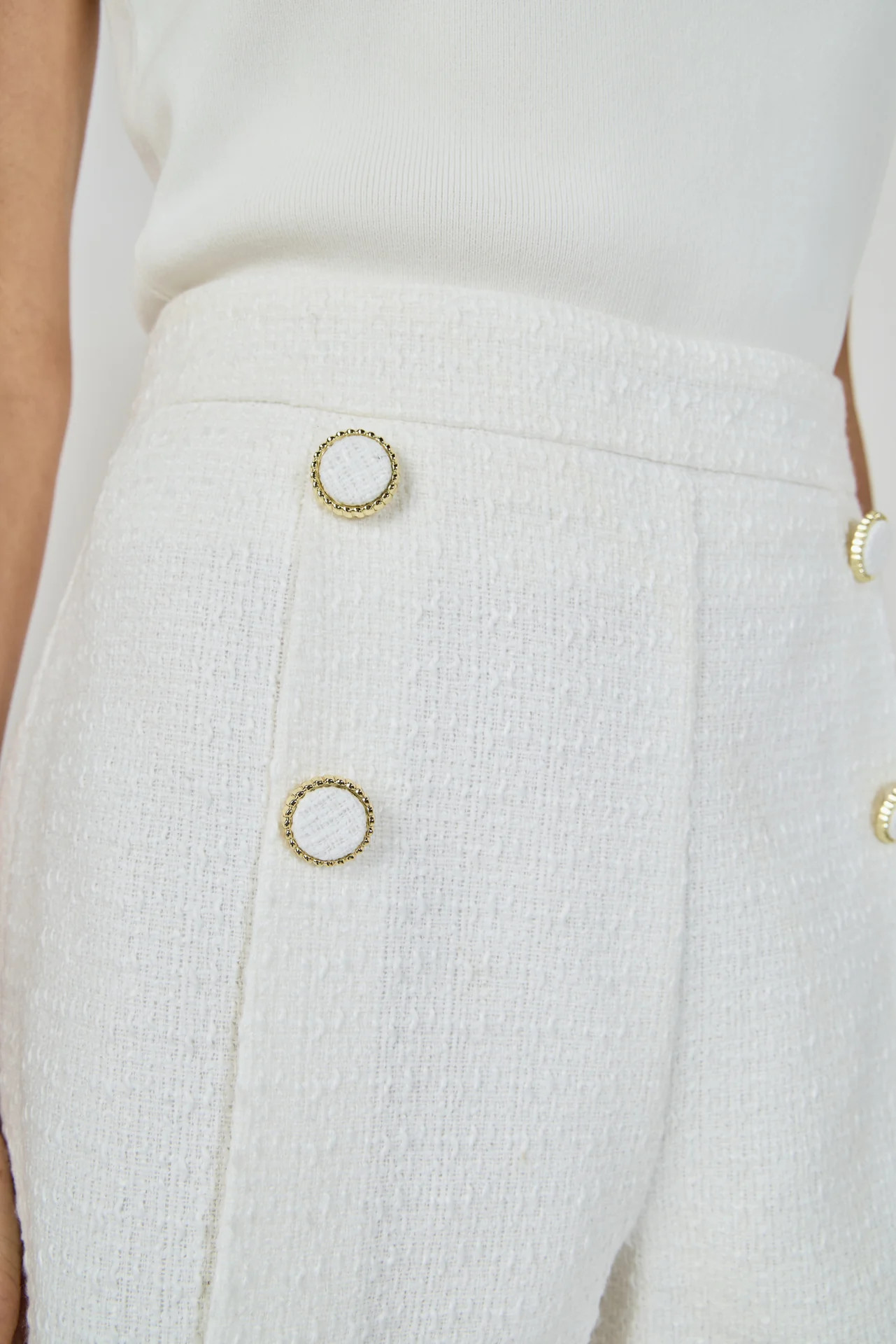 High Waisted Tweed Shorts | Endless Rose