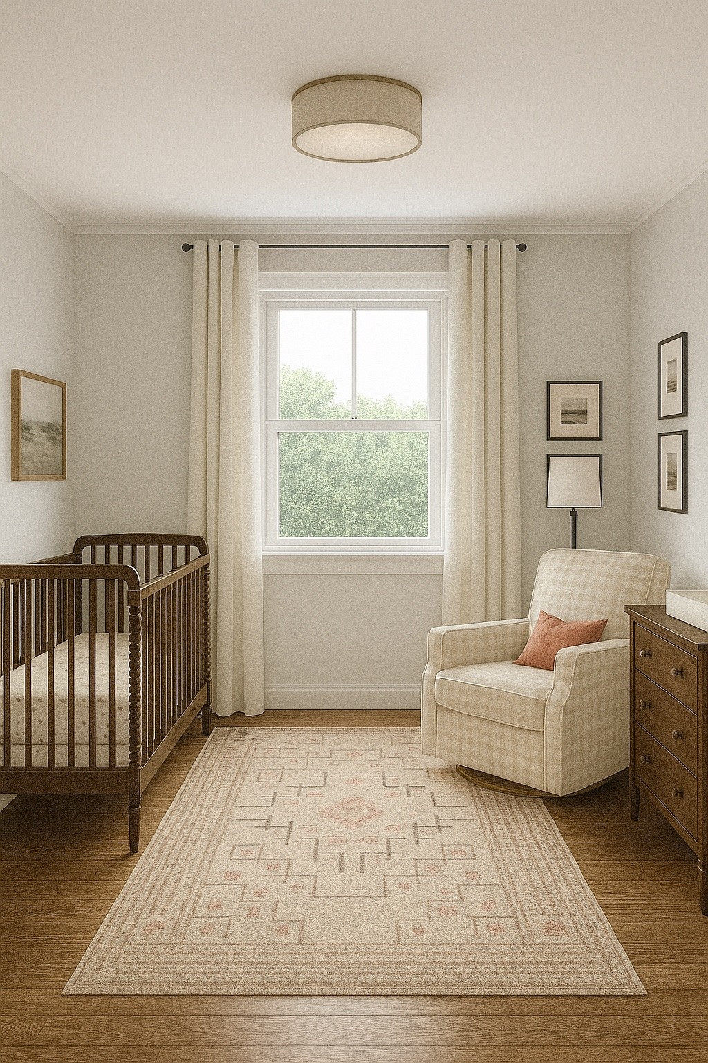 Stunning + simplistic baby girl nursery inspo with the prettiest gingham chair ON SALE

#LTKSaleAlert #LTKBaby #LTKBump