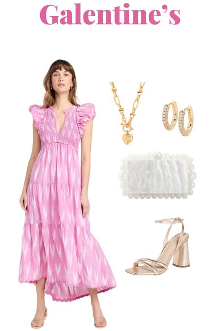 Galentines day//pink heart dress//heart accessories//gold heels//Amazon bag 

#LTKMostLoved #LTKfindsunder100 #LTKfindsunder50