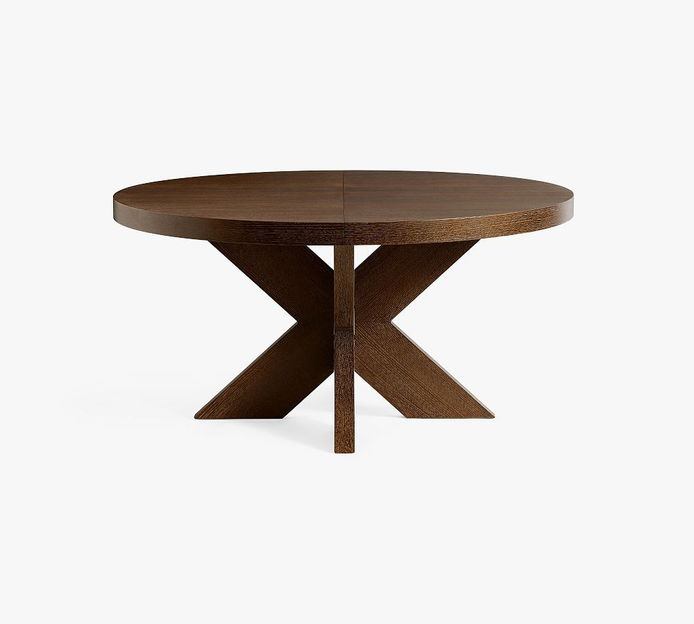 Modern Farmhouse Round Pedestal Extendable Dining Table (60"-78") | Pottery Barn (US)
