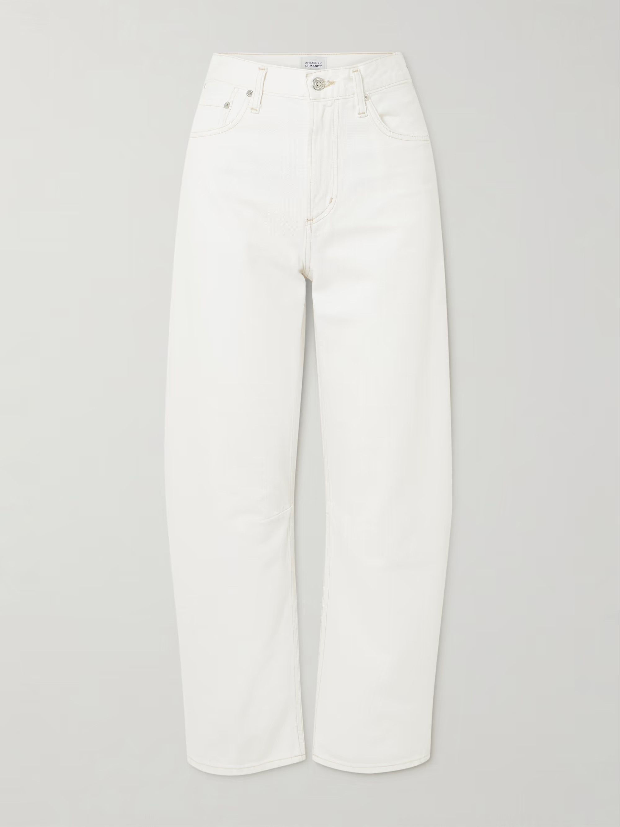 Miro Relaxed high-rise barrel-leg jeans | NET-A-PORTER (UK & EU)