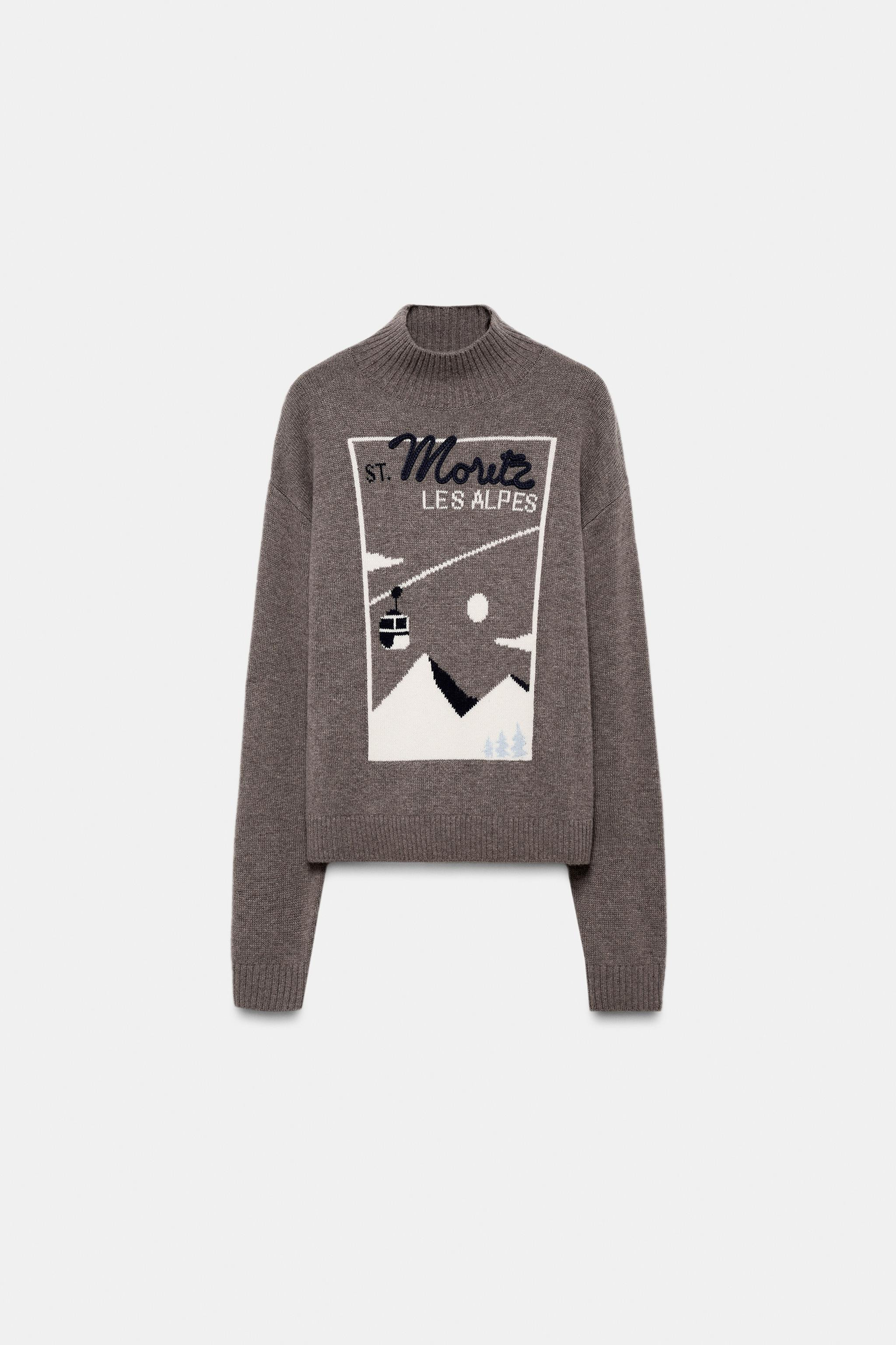 90% WOOL SKI COLLECTION JUMPER | Zara UK