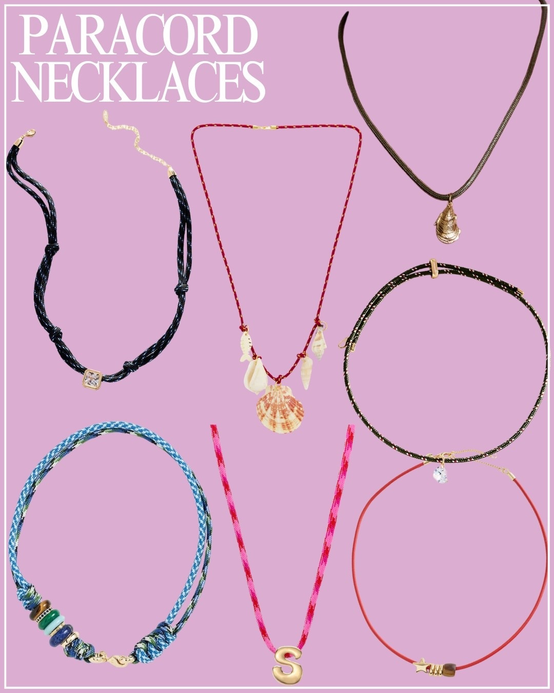 Spring trending accessories- paracord necklaces. 

#LTKSpringSale