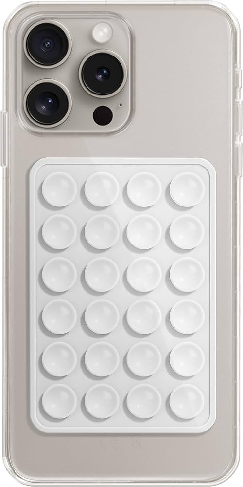 Silicone Phone Sticky Grip, Suction Phone Case Mount for iPhone and Android, Hands-Free Sticky Ce... | Amazon (US)