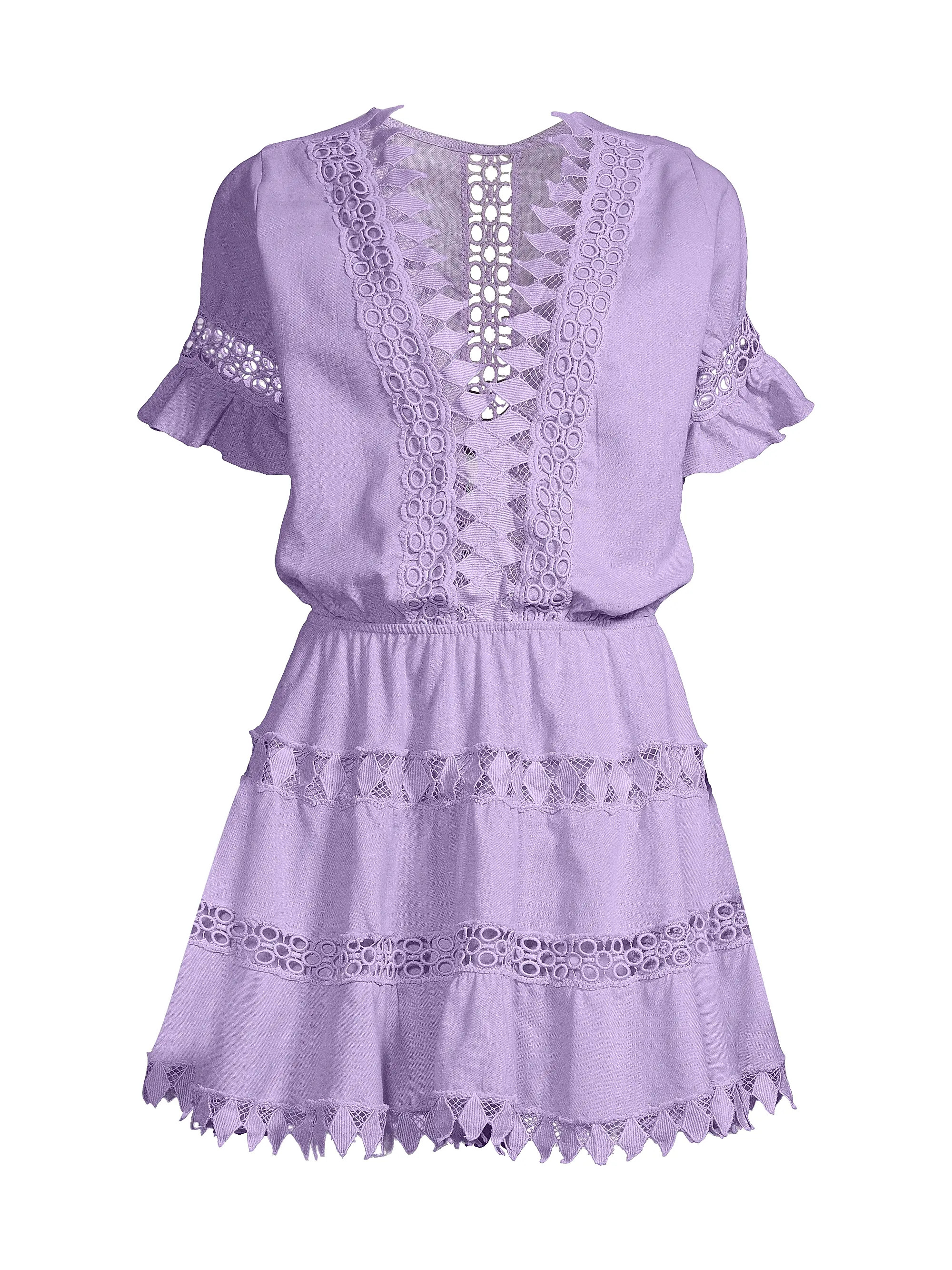 Ora Embroidered Mini Dress | Saks Fifth Avenue