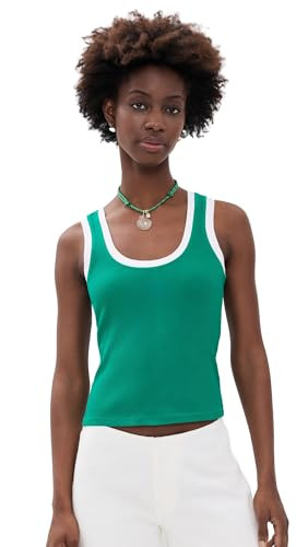 Z SUPPLY Women's Sirena Colorblocked Tank, Rainforest, S | Amazon (US)