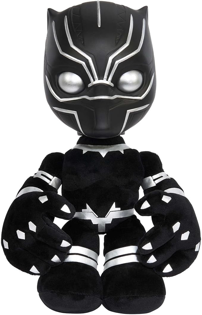 ​Marvel Black Panther Heart of Wakanda Plush Figure with Lights and Sounds, Black Panther Soft ... | Amazon (US)